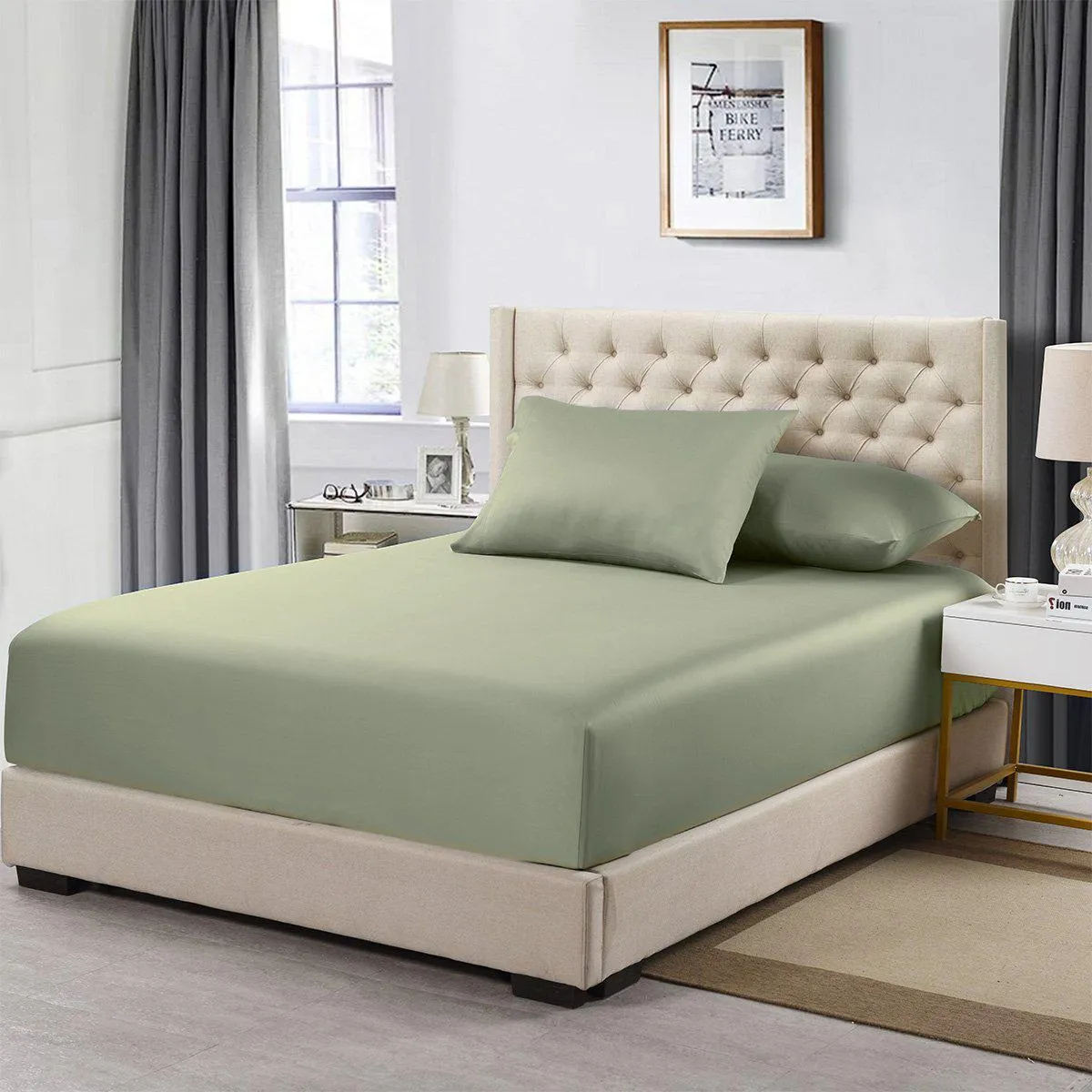 100% Bamboo Viscose Fitted Sheet Only