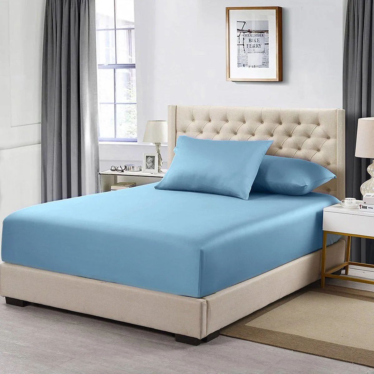 100% Bamboo Viscose Fitted Sheet Only