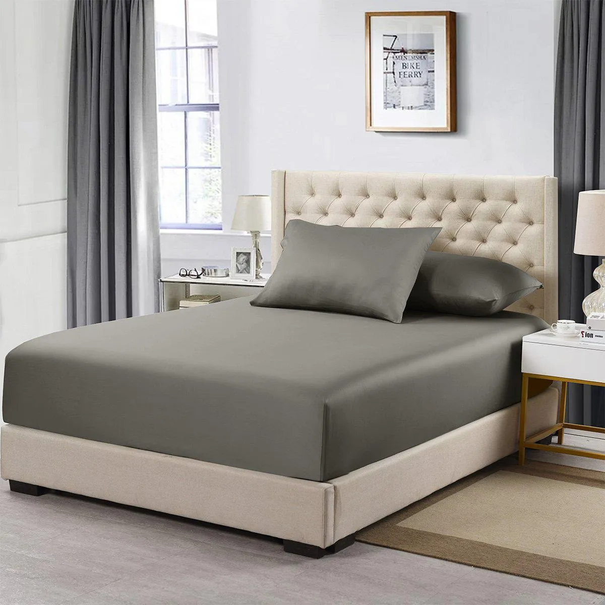 100% Bamboo Viscose Fitted Sheet Only