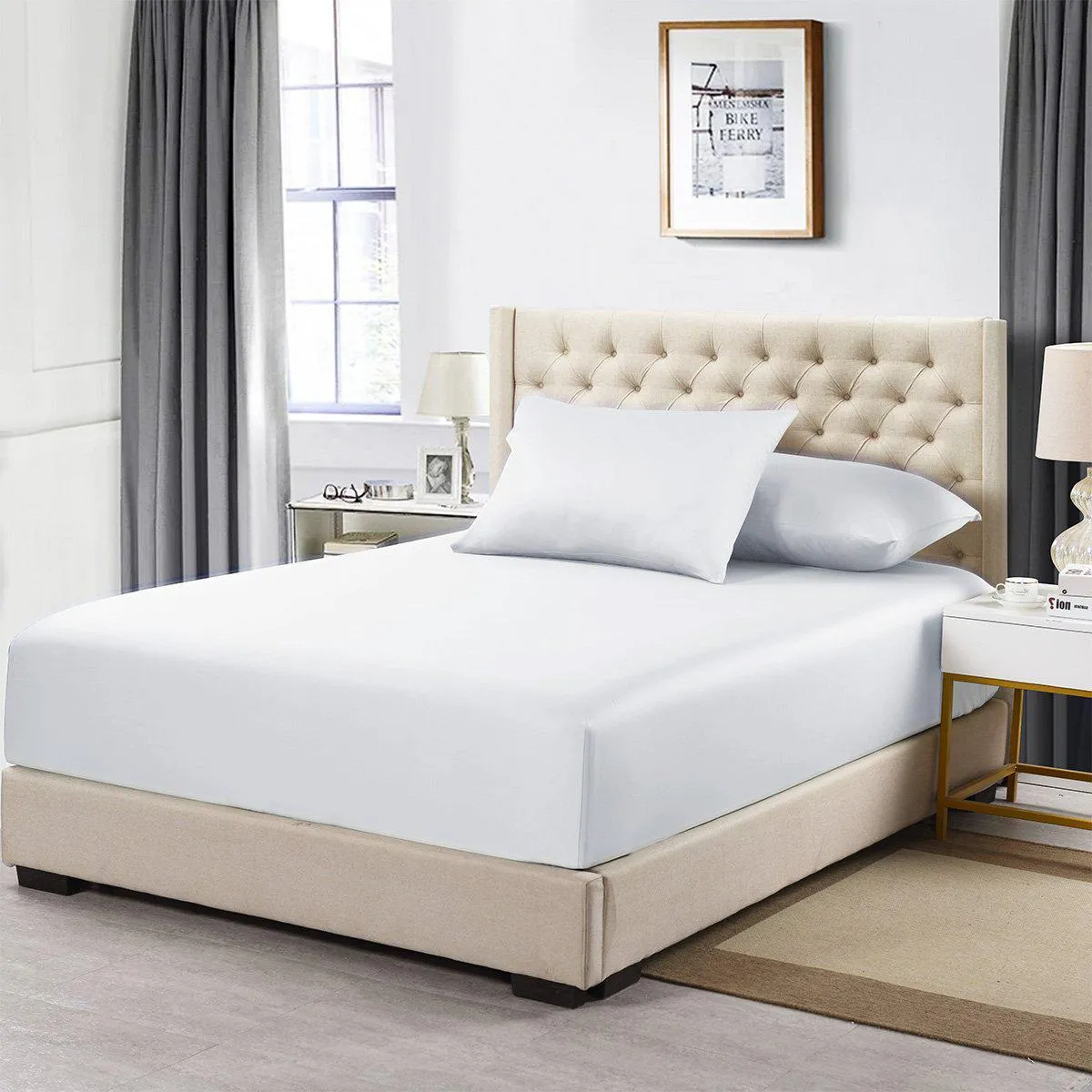 100% Bamboo Viscose Fitted Sheet Only