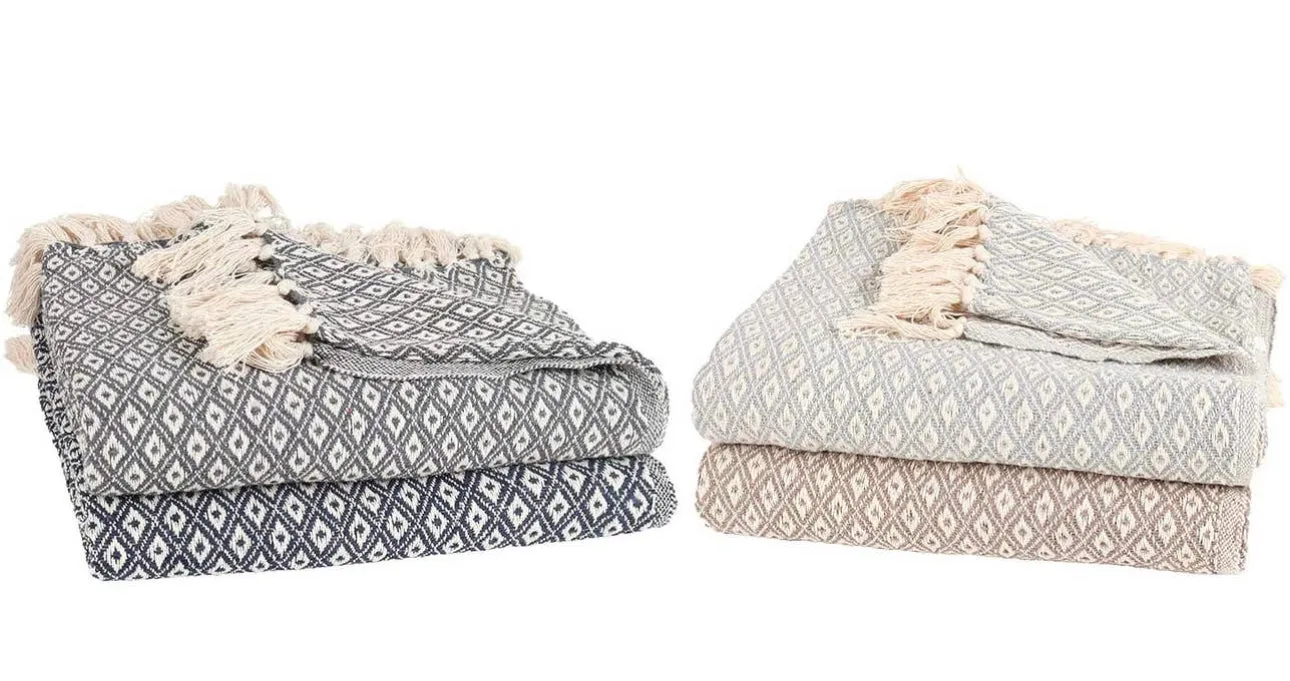 100% Cotton Throw Blankets