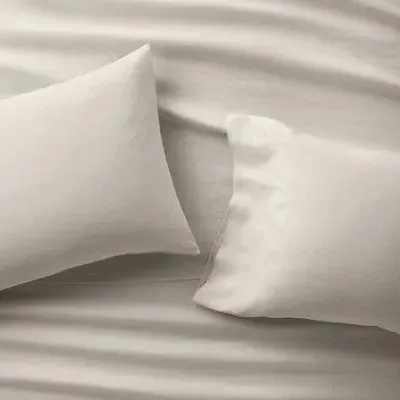 100% Washed Linen Solid Sheet Set - Casaluna