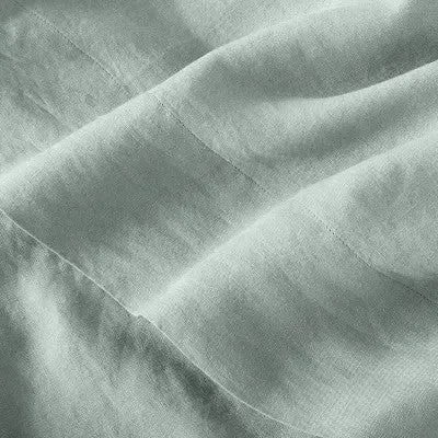 100% Washed Linen Solid Sheet Set - Casaluna