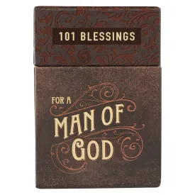 101 Blessings For a Man of God, Inspirational Scripture Cards to Keep or Share (Boxes of Blessings) Hardcover  Box set, July 1, 2023