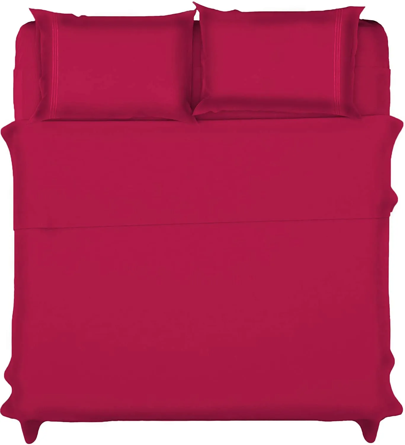 4 pcs Bed Sheet Set Microfiber 1800 Wrinkle Stain Fade Resistant Hypoallergenic Deep Pocket