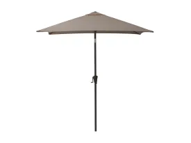 9ft Square Grey Patio Umbrella