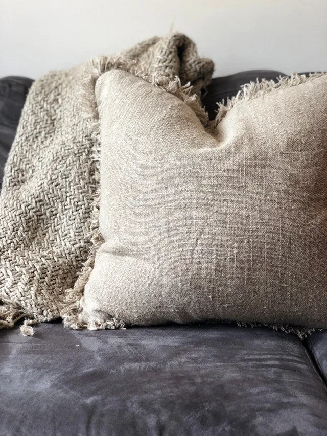 Angaston Cushion Cover with Fringe
