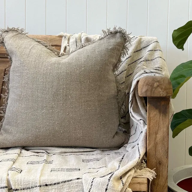 Angaston Cushion Cover with Fringe