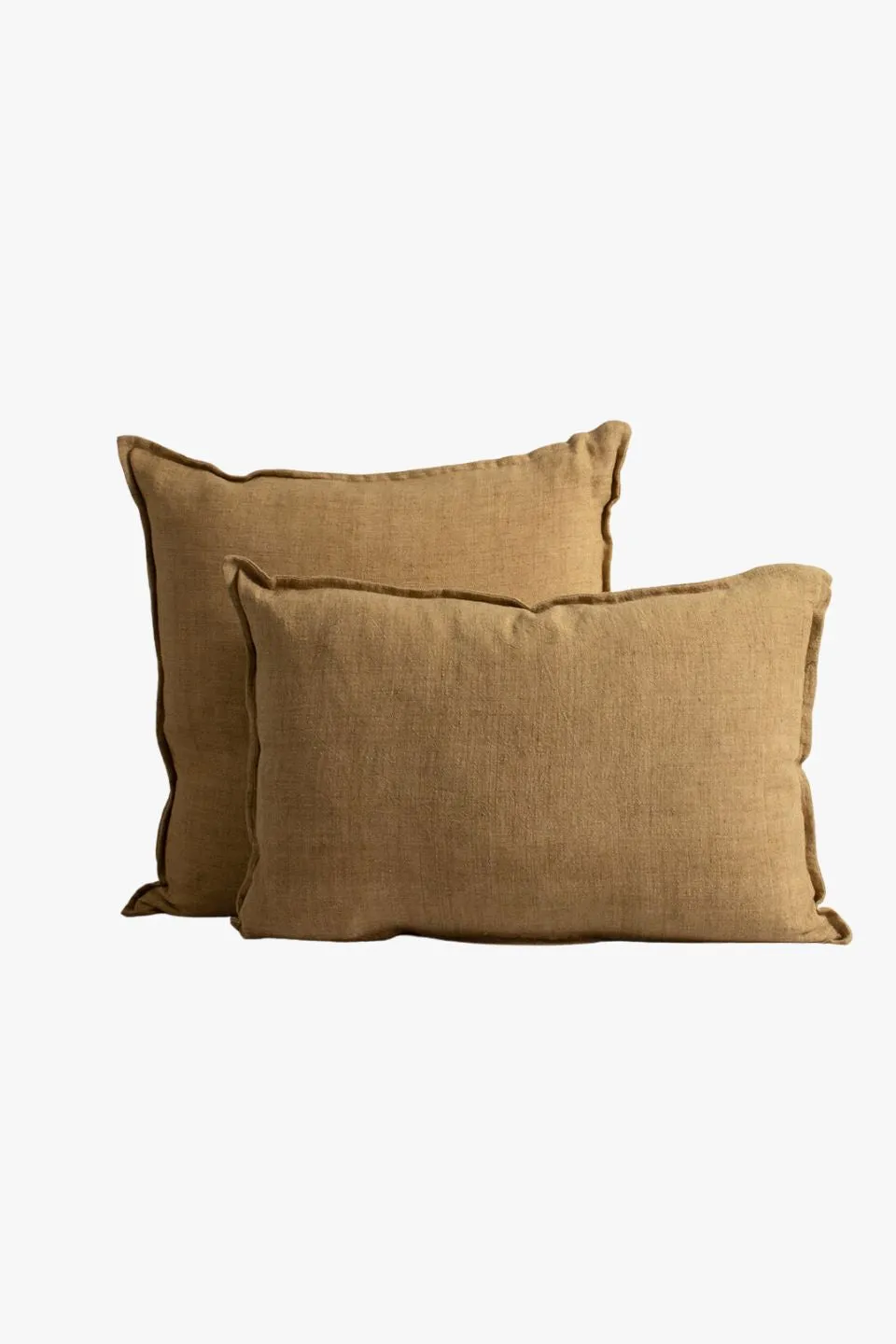 Arcadia Cumin Feather Inner 40x60cm Linen Cushion