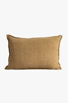 Arcadia Cumin Feather Inner 40x60cm Linen Cushion