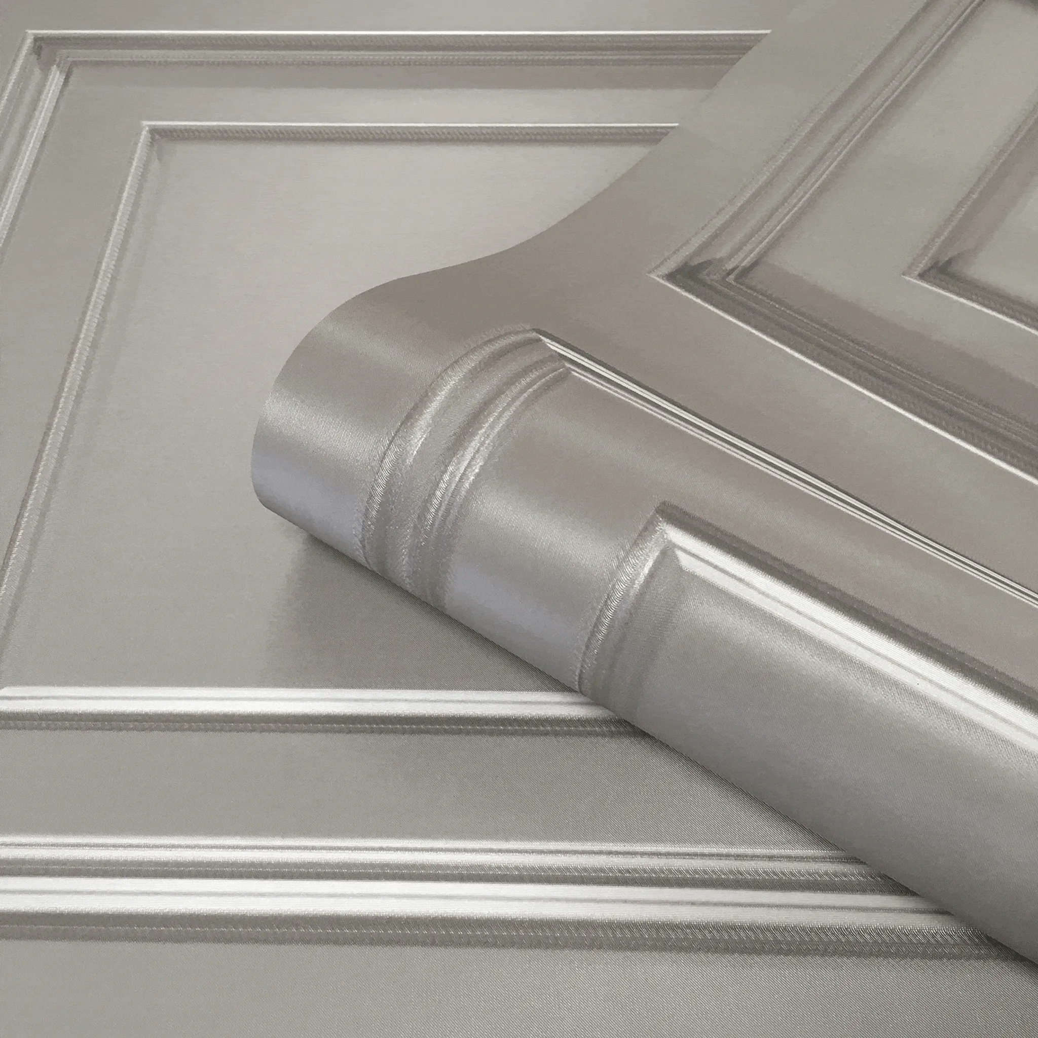 Belgravia Amara Panel Silver Wallpaper - 7374