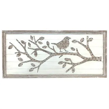 Bella Wall Decor Bird On Tree