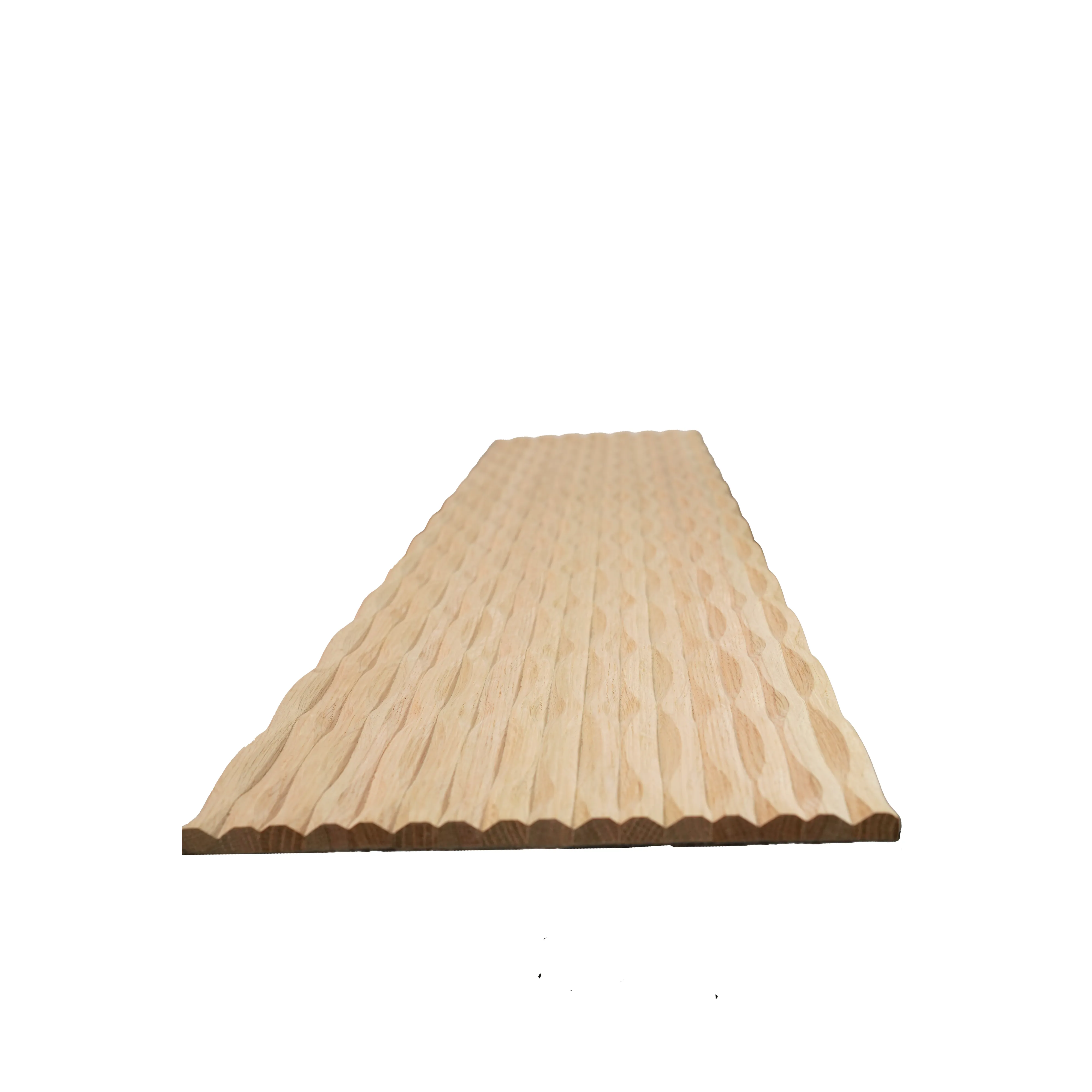 bingltd -  [36", 48", 96", 120"] Long x 12" Basket Weave Solid Wood Tambour Panel Unfinished - 1/2" Depth (TP-001-UNF)