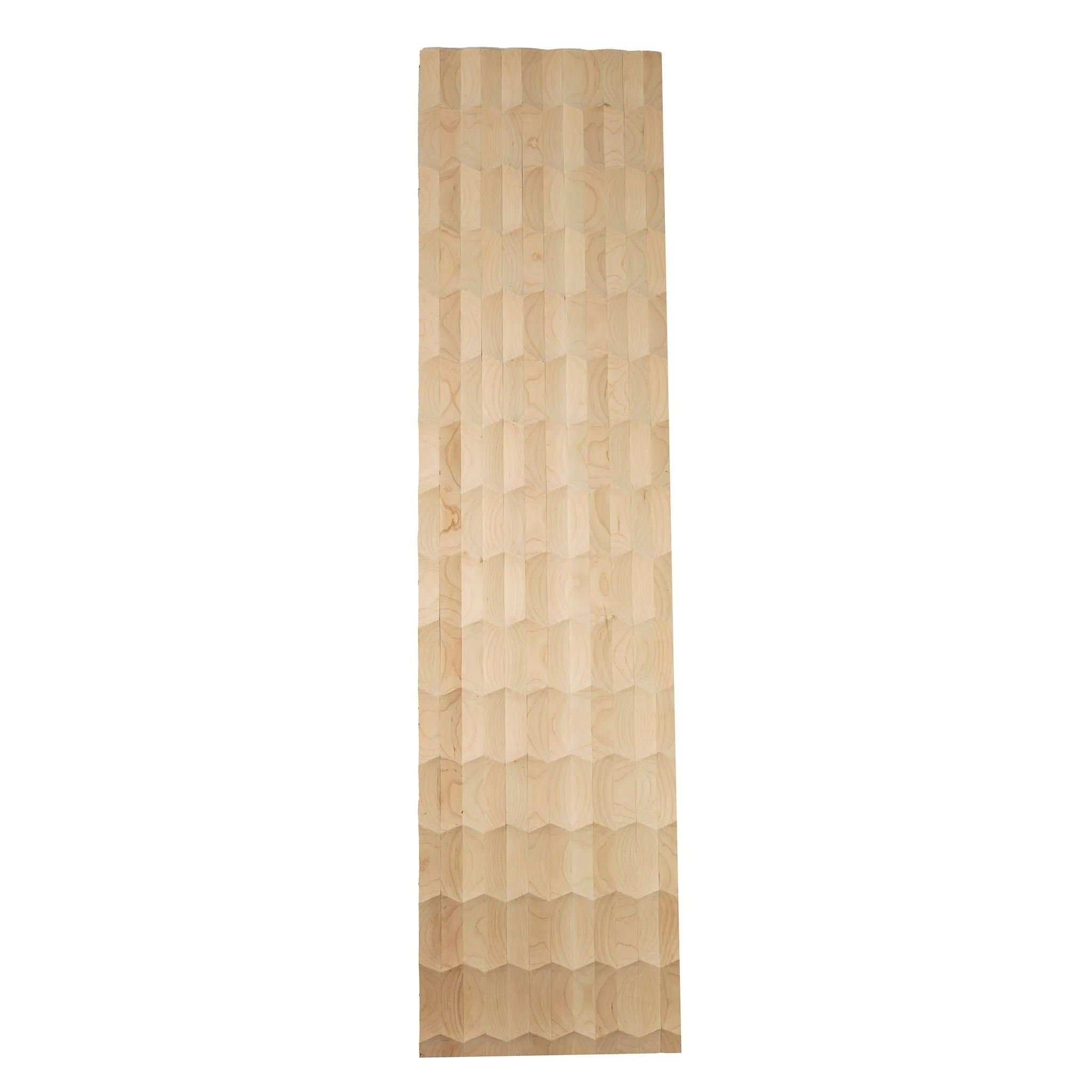 bingltd -  [36", 48", 96", 120"] Long x 12" Contours Solid Wood Tambour Panel Unfinished - .63 " Depth (TP-003-UNF)