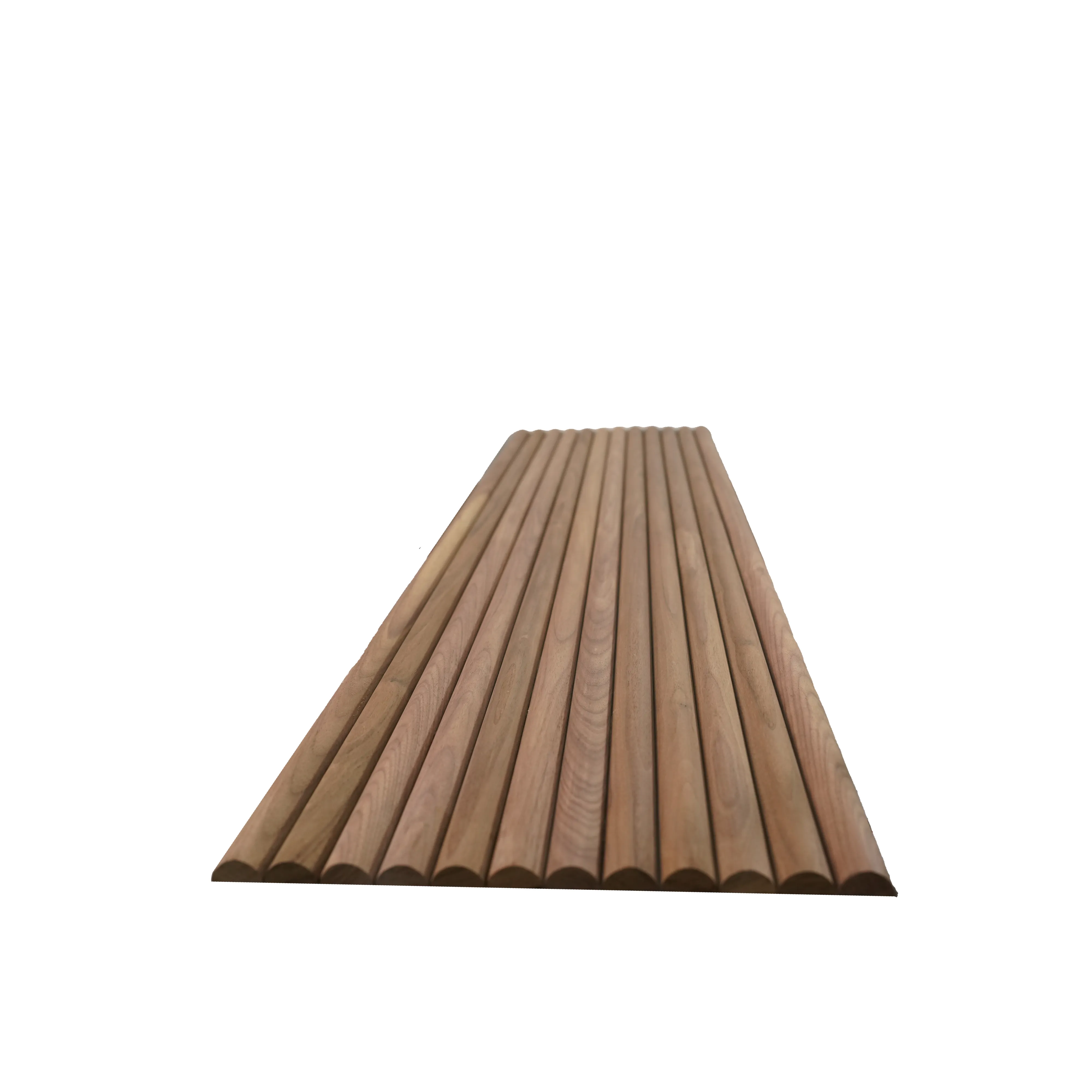 bingltd -  [36", 48", 96", 120"] Long x 12" Wide , with 1/2" Single Bead Solid Wood Tambour Panel Unfinished (WP-8104-UNF)