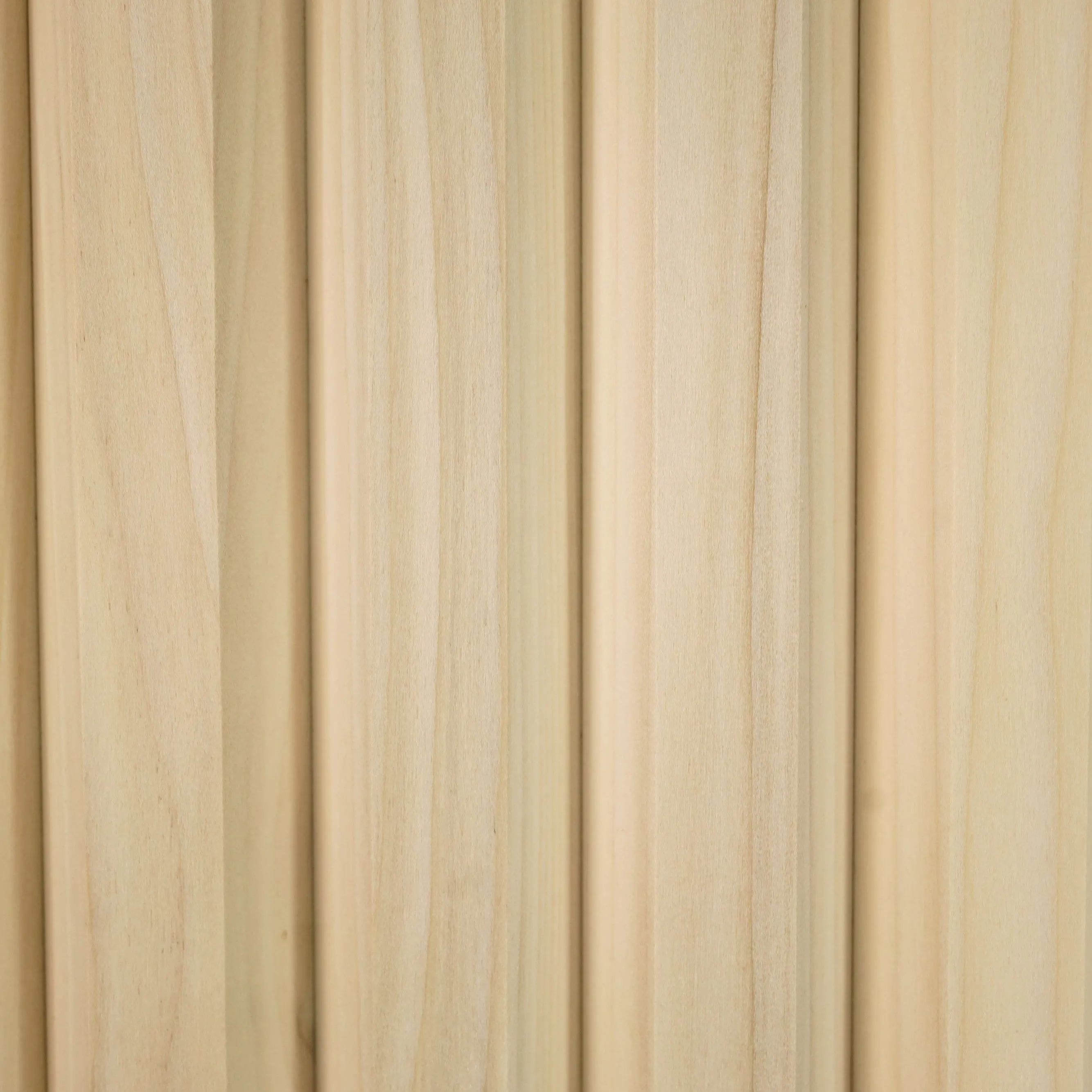 bingltd - 48" Long x 12" Wide , with  1 1/2" Bevel Slat Tambour Poplar Unfinished - 1 PC (WP-8207-PP-UNF)