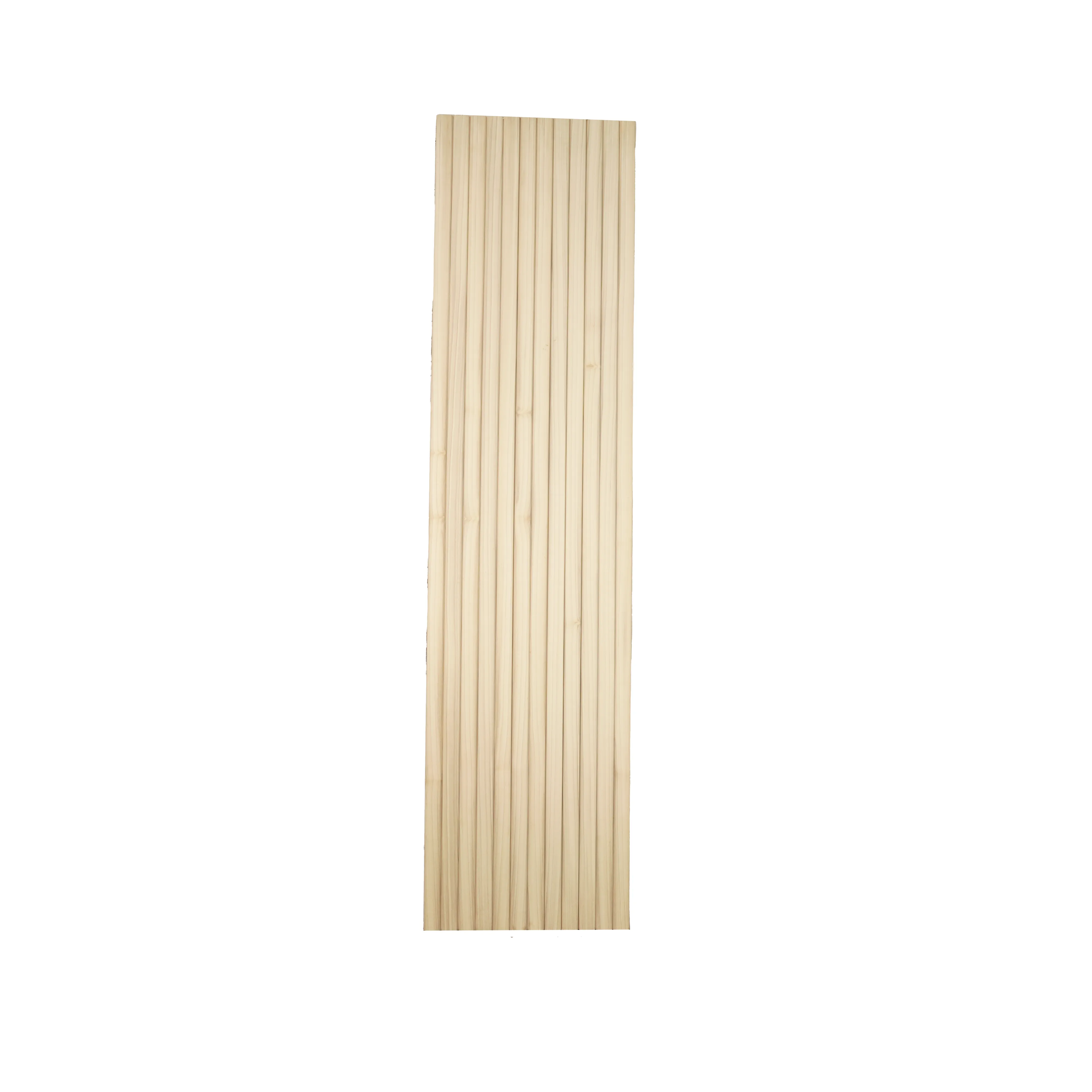 bingltd - 48" Long x 12" Wide , with  1" Bevel Slat Tambour Thin Walnut Unfinished - 1 PC (WP-8203-WN-UNF)