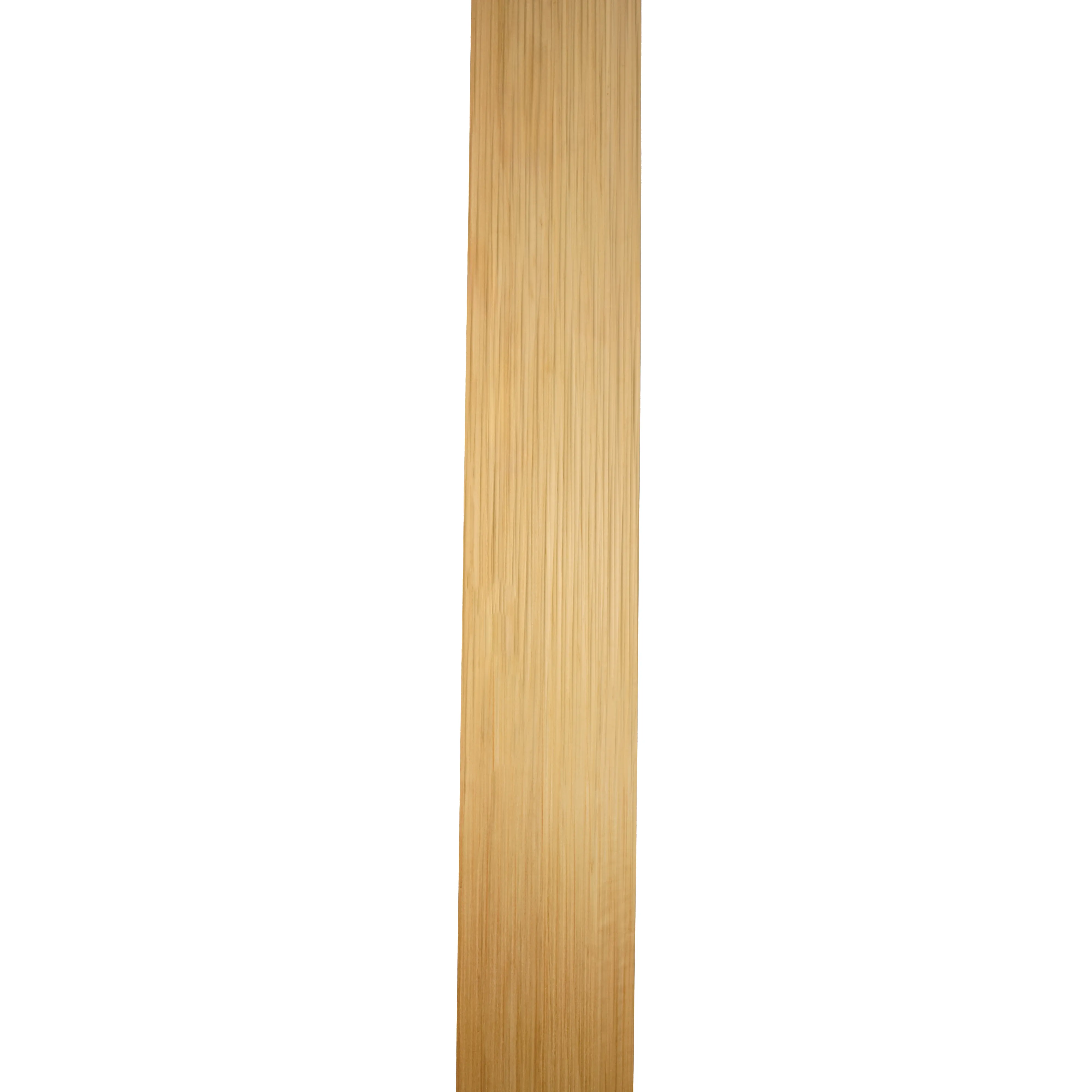 bingltd - 96" Long x 8" Wide Ripples Wall Panel Carbonized Poplar Finished - 1 PC (WP-005-CP-UNF)
