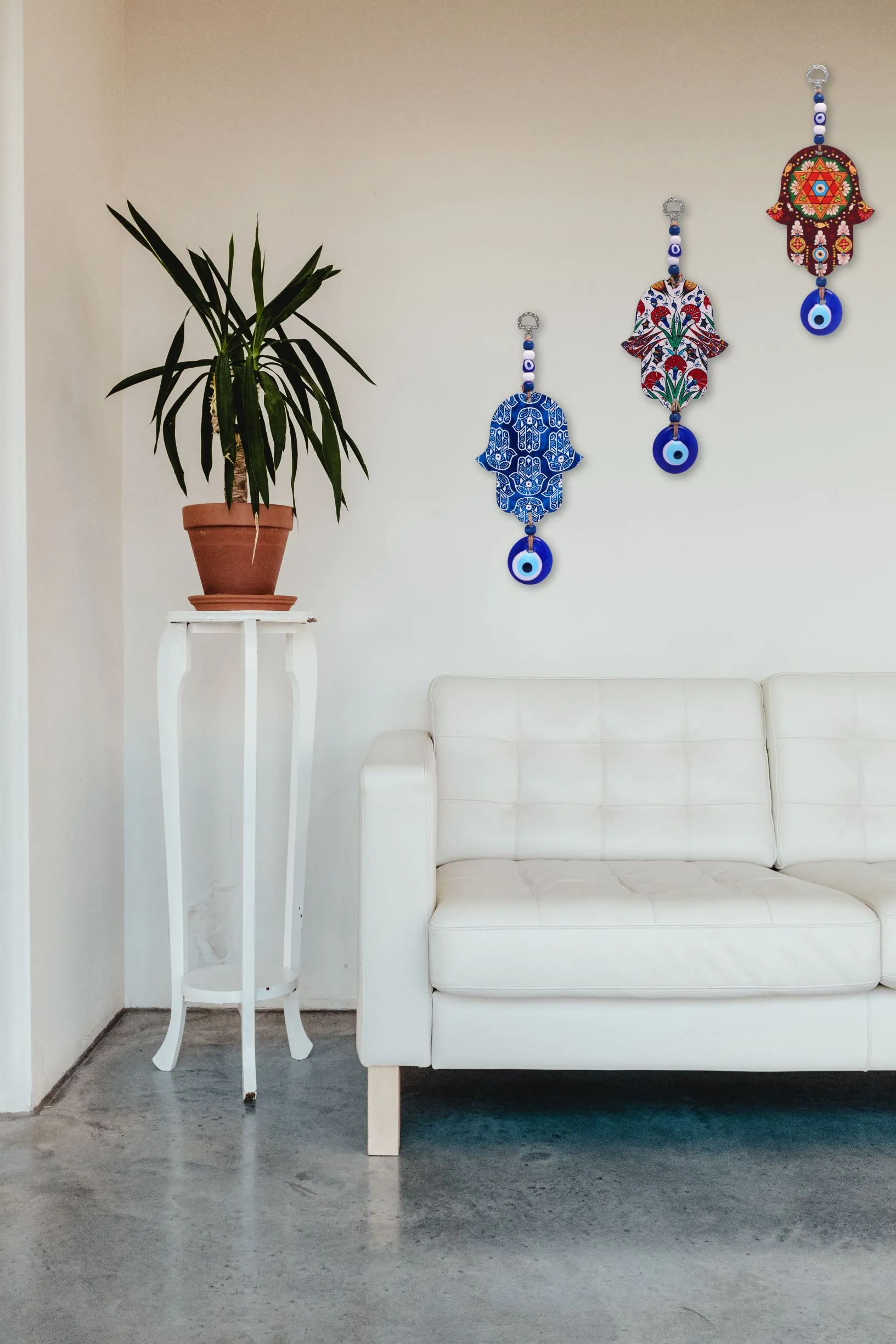Blue Beautiful Hamsa Wall Hanging for Your Home