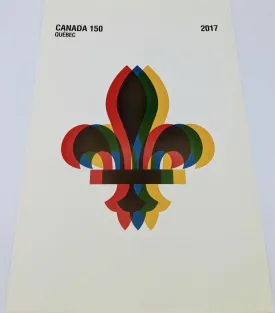 Canada 150 Quebec Souvenir Print (12" x 18") (Final Sale)