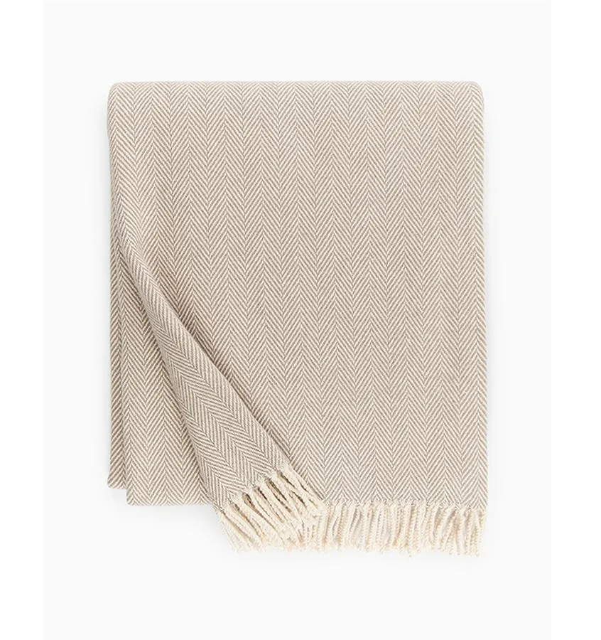 Celine Mushroom Throw by Sferra