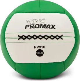 Champion Sports RPX10 Rhino Promax Slam Balls, 10 lb, Soft Shell with Non-Slip Grip, Medicine Wall Exercise Ball for Weightlifting, Plyometrics, Cross Training, & Home Gym Fitness