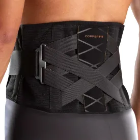 Copper Fit X-Back Brace for Lower Back Pain, Lumbar Support, Herniated Disc, Sciatica, Arthritis  Adjustable, Breathable Design - for Men and Women (Med/Large/XLarge)