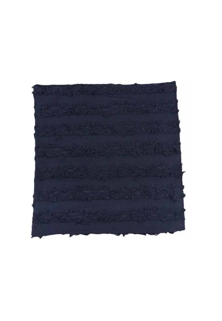 Cotton Throw Pillow Case with Horizontal Tassel