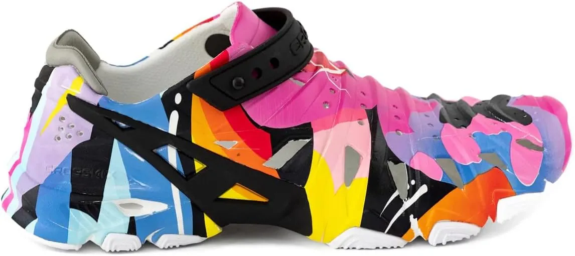 Crosskix Unisex NYC Graffiti Water Shoes - Street Art-Inspired Sneakers Designed by Famous New York City Graffiti Artists