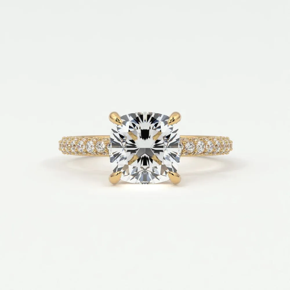 Cushion Cut Diamond Engagement Rings