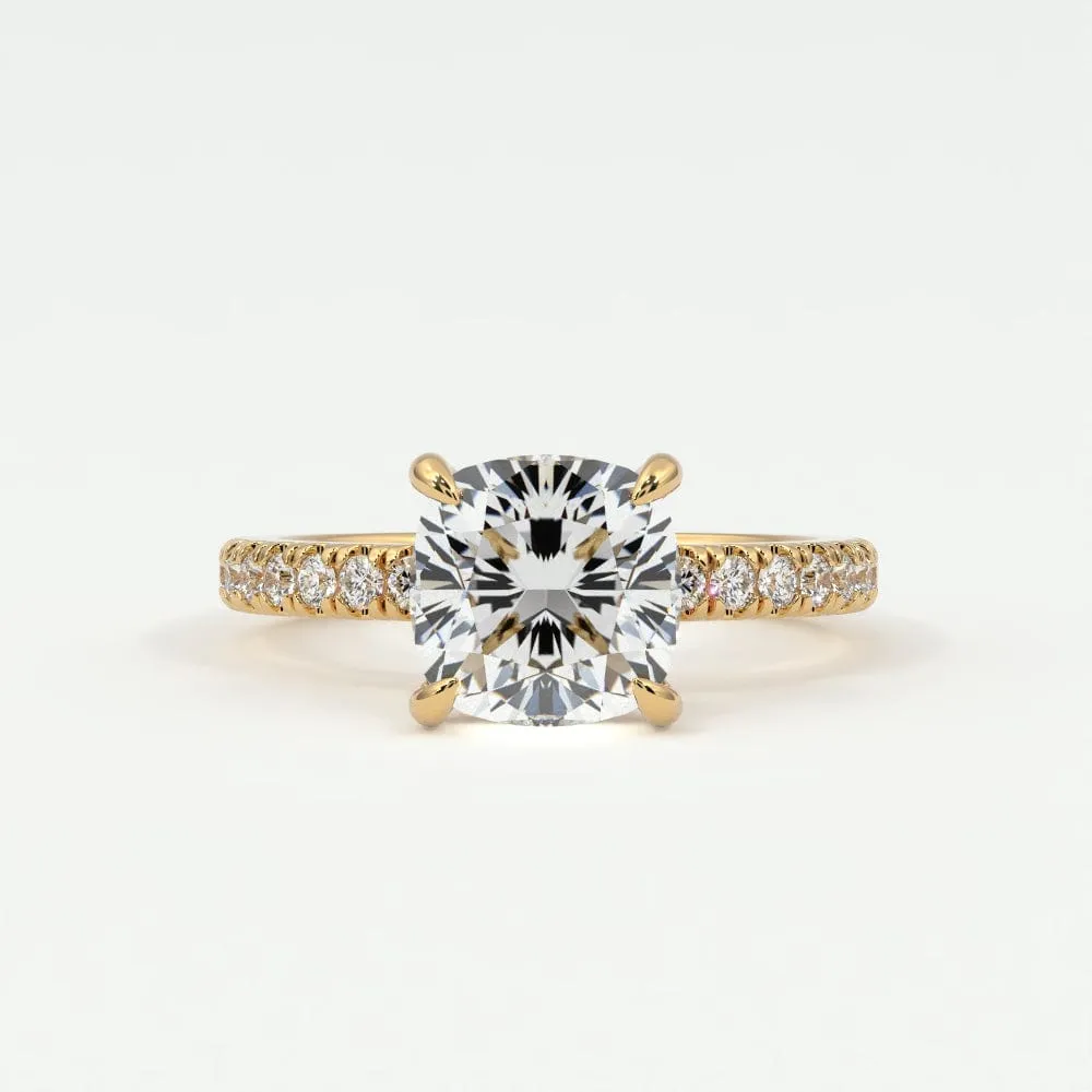 Cushion Cut Diamond Engagement Rings