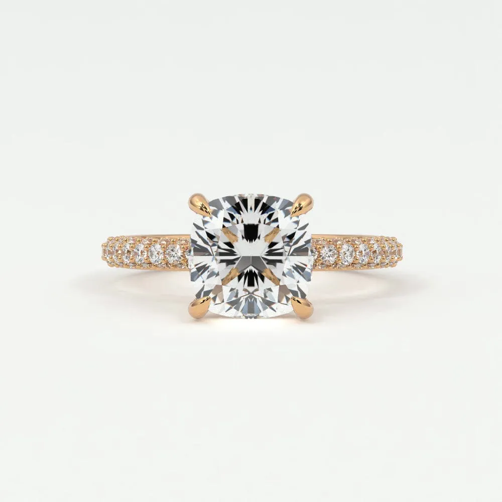 Cushion Cut Diamond Engagement Rings