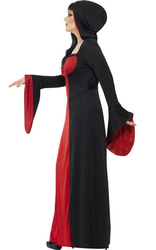 Dark Temptress Womens Hooded Plus Size Costume Robe
