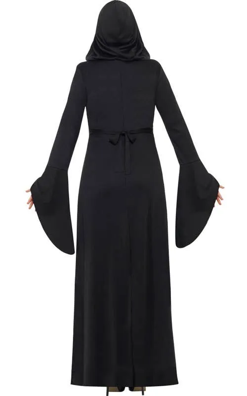 Dark Temptress Womens Hooded Plus Size Costume Robe