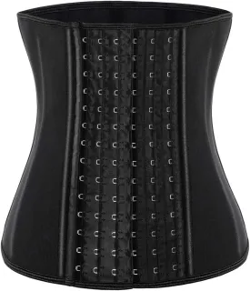 ECOWALSON Waist Trainer for Women Corset Cincher Body Shaper Girdle Trimmer with Steel Bones Extender