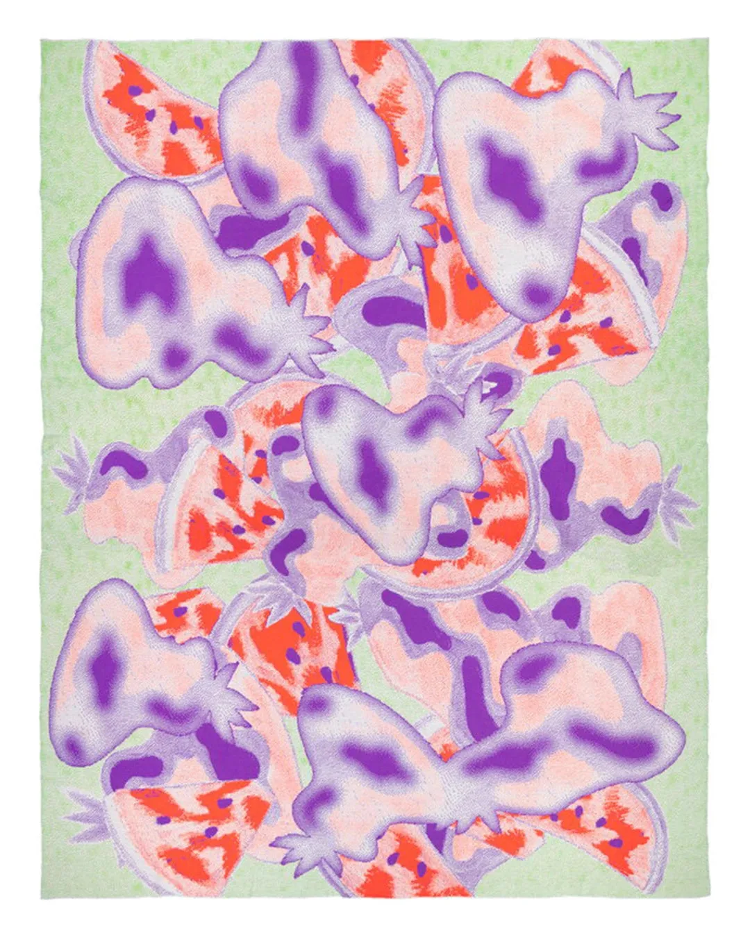 Finarte Tutti Frutti Organic Cotton Throw Blanket