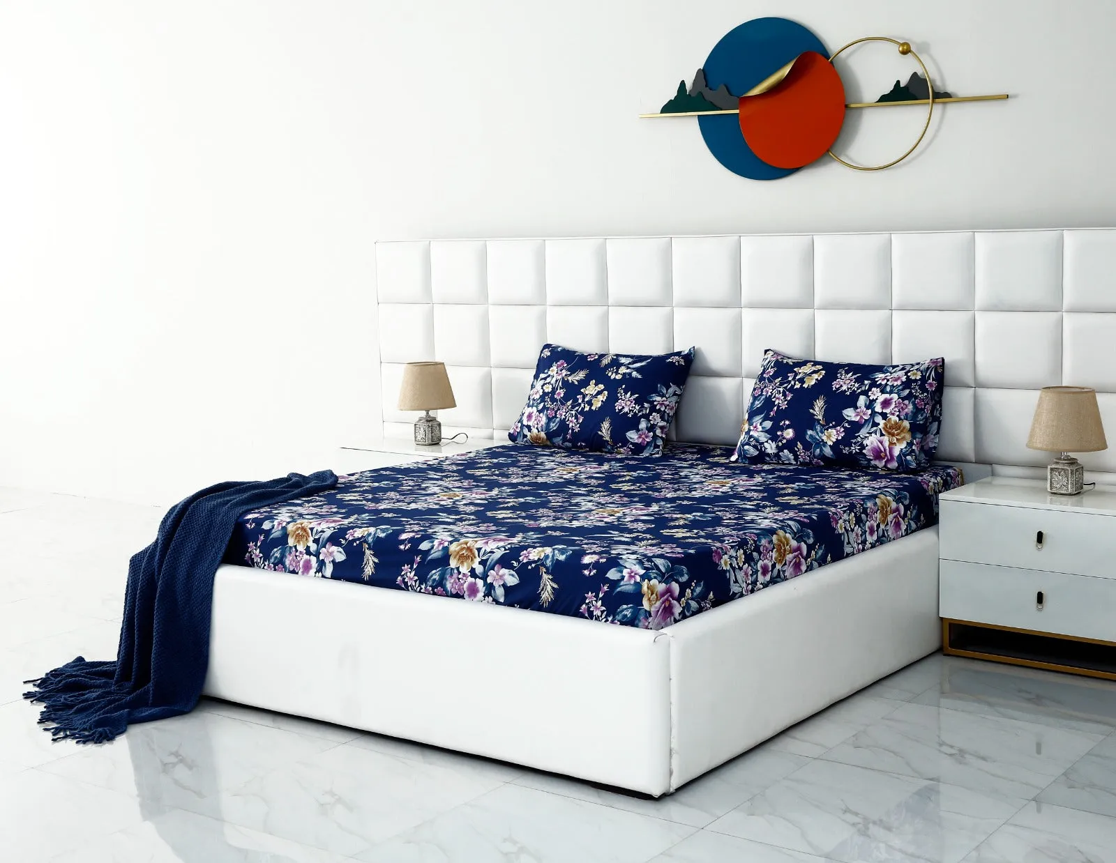 Fitted Bed Sheet-Aster