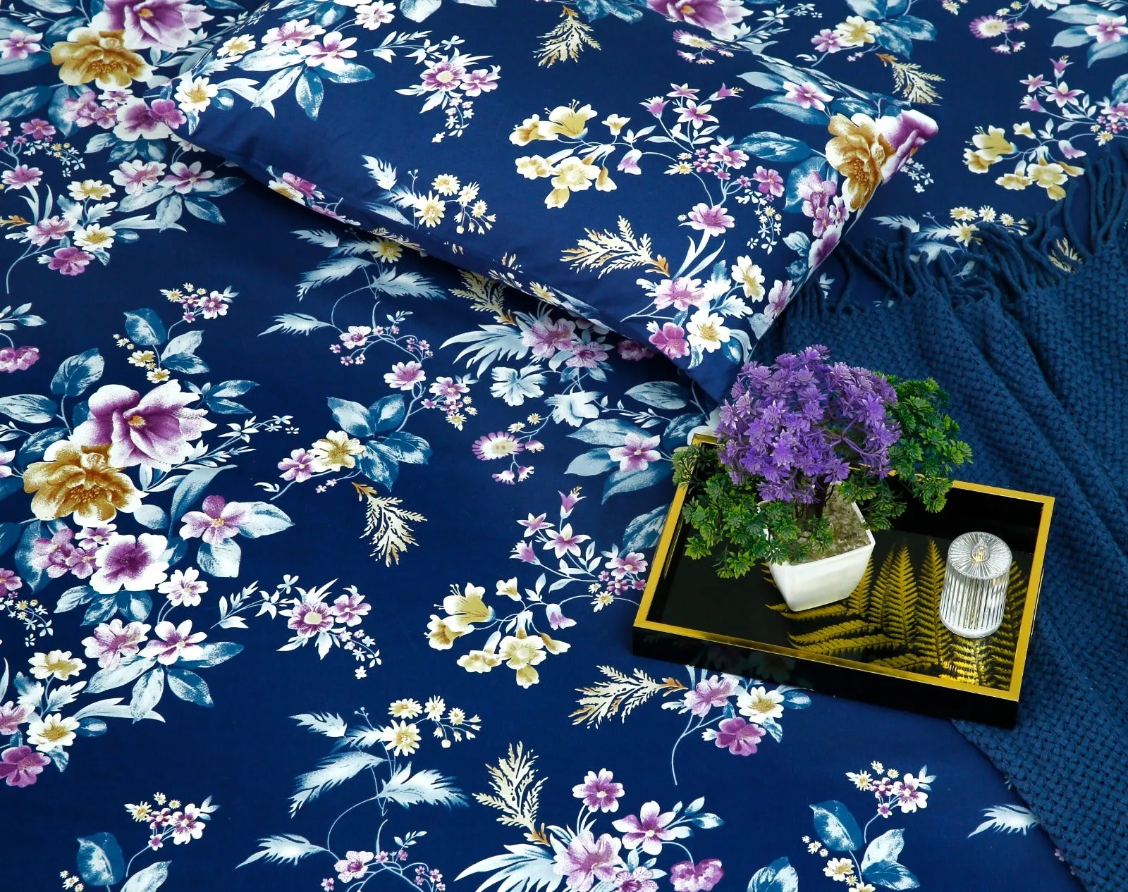 Fitted Bed Sheet-Aster