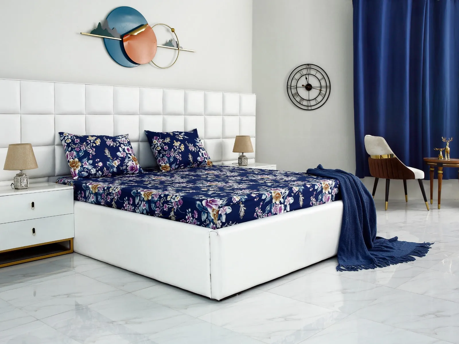 Fitted Bed Sheet-Aster