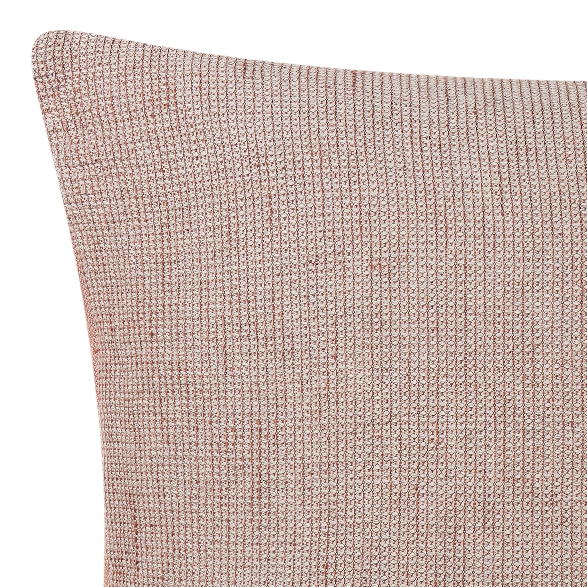 Freira Lyocell Cushion Cover [Rosewood & Natural white]