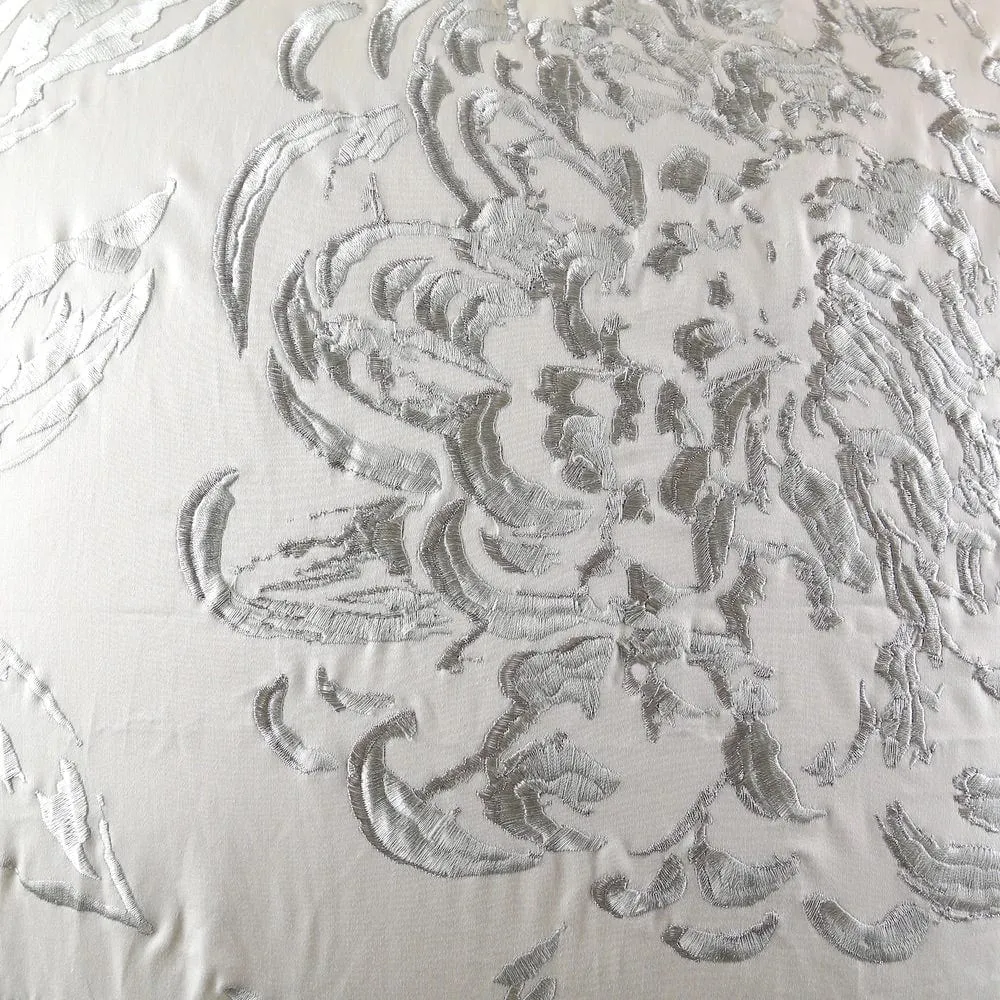 Glory Silver Decorative Pillow by Ann Gish