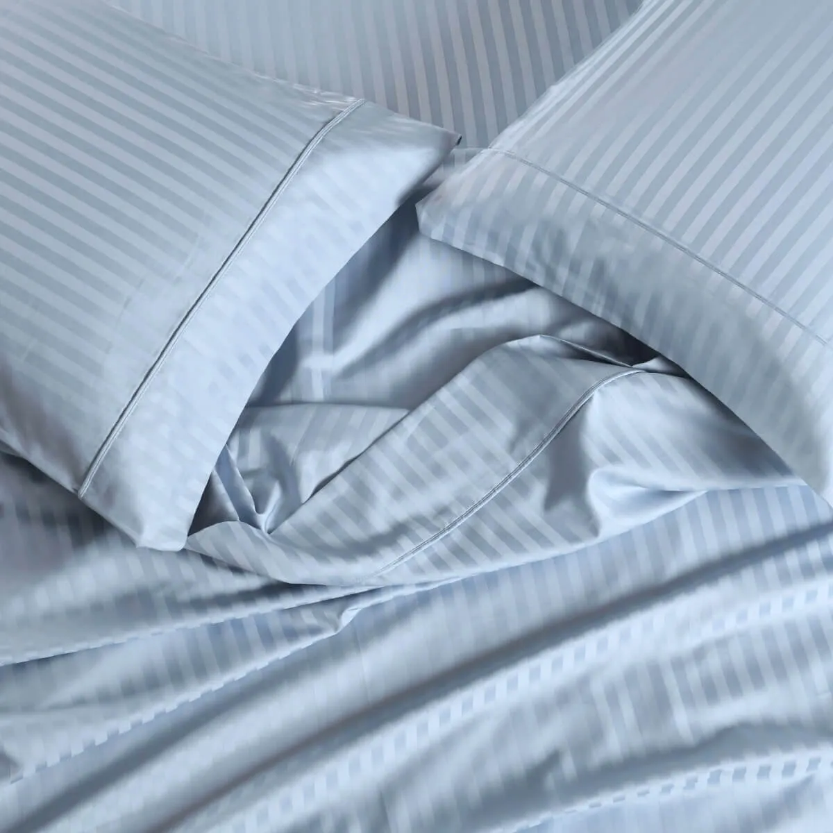 Good Weight 100% Cotton Sateen Sheet Set - Deep Pockets (16 inches)