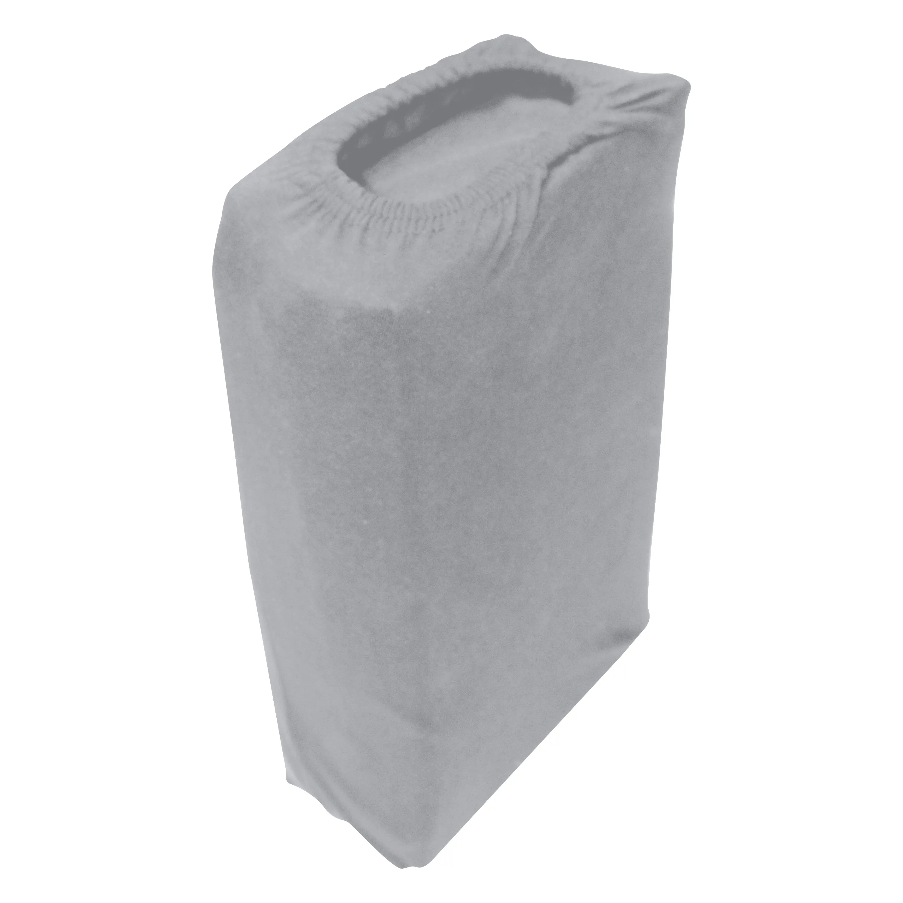 High Quality Grey Cotton Jersey Queen 3 Piece Fitted Sheet Set 180x200 30cm with Deep Pockets and 2 Pillow Case