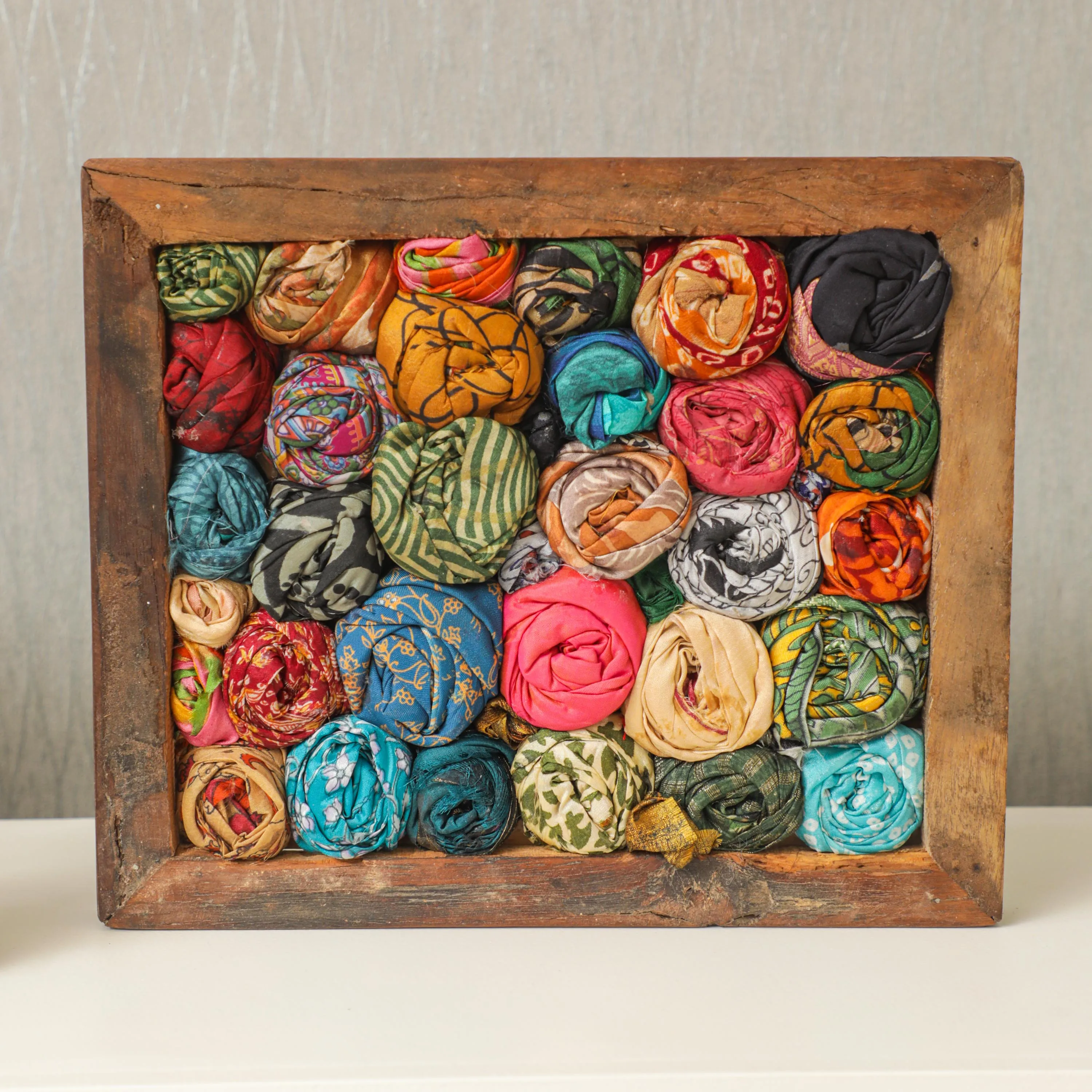 Indian Fabric Wall Art Frames
