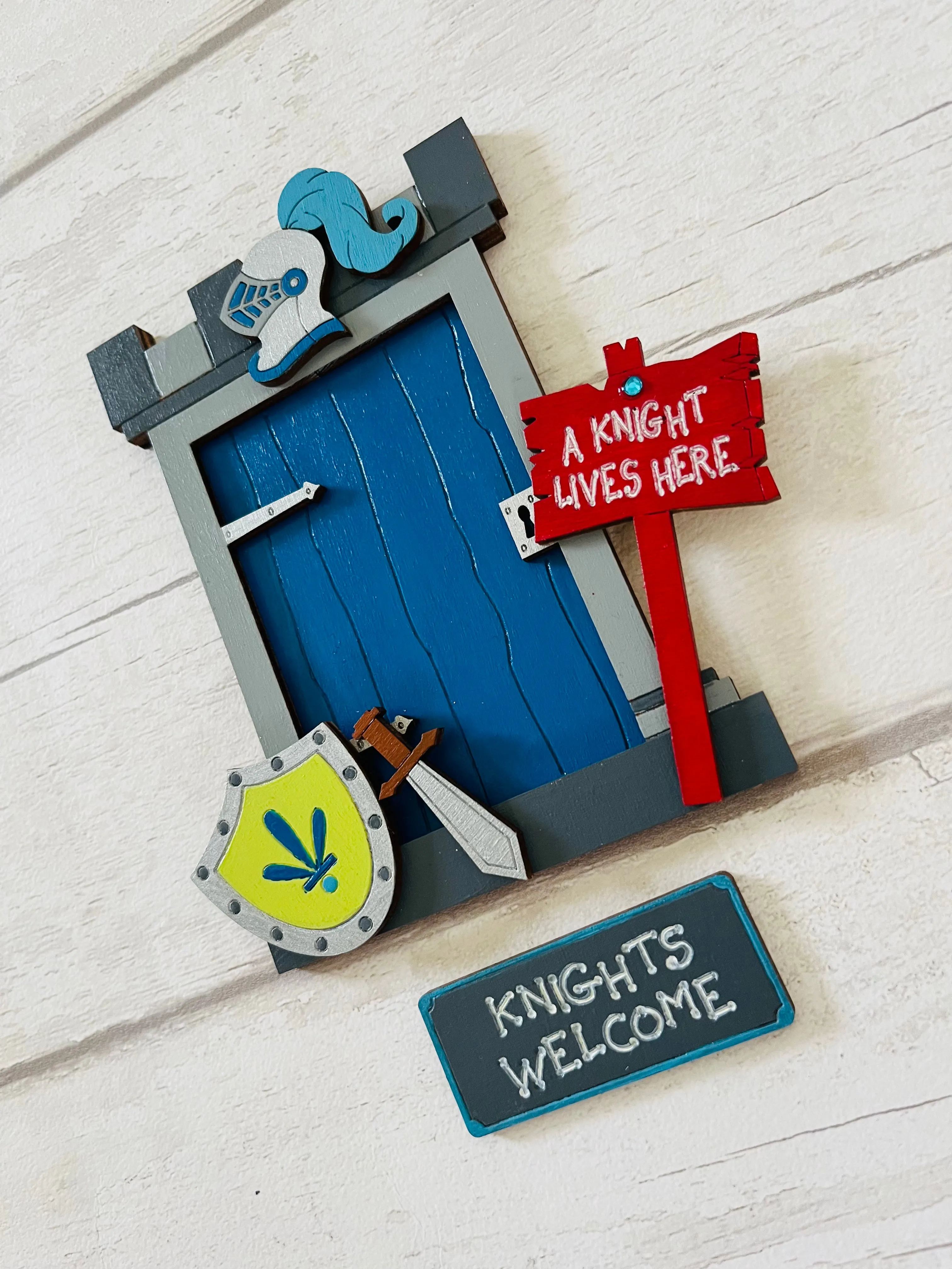 Knight Fairy Door Wall Art