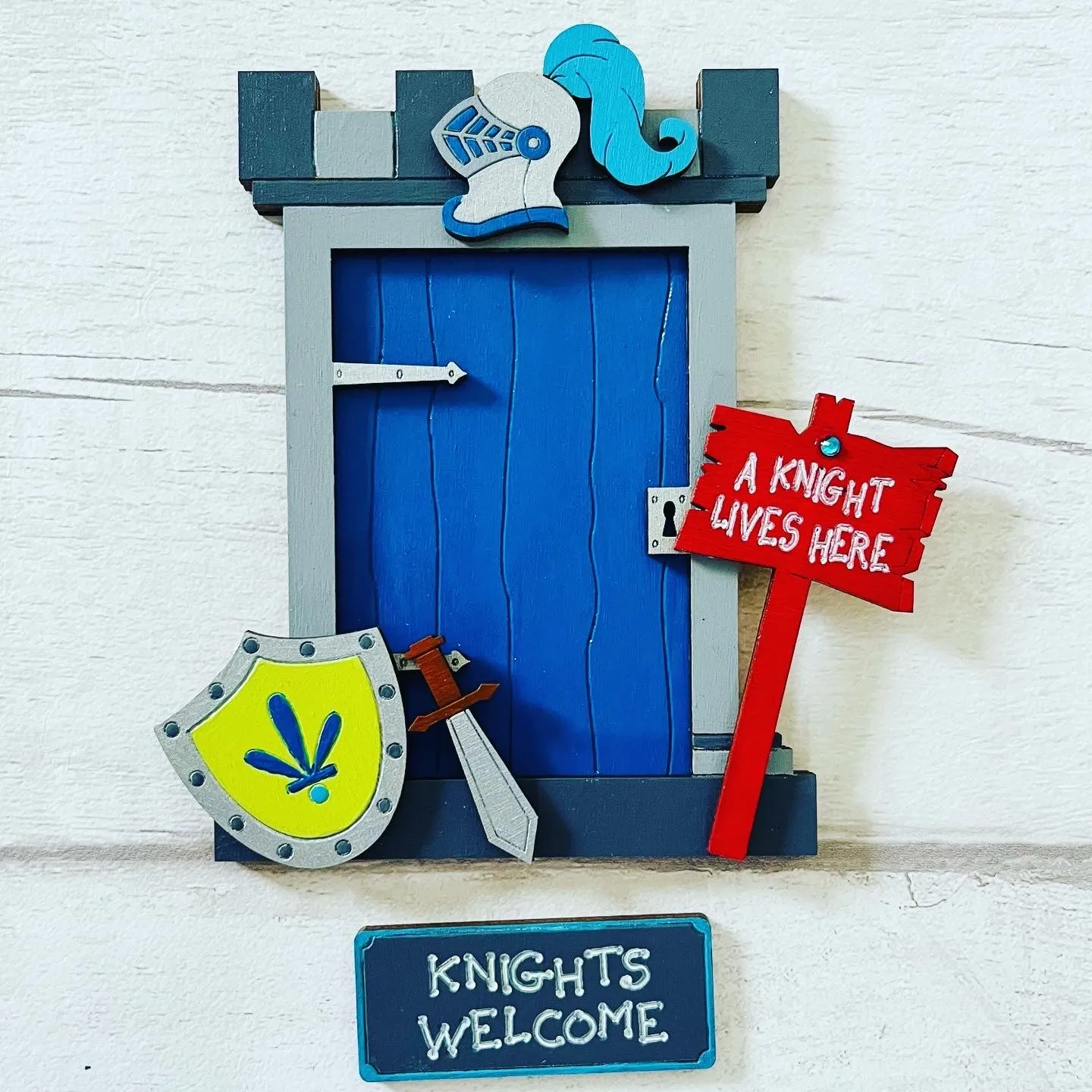 Knight Fairy Door Wall Art