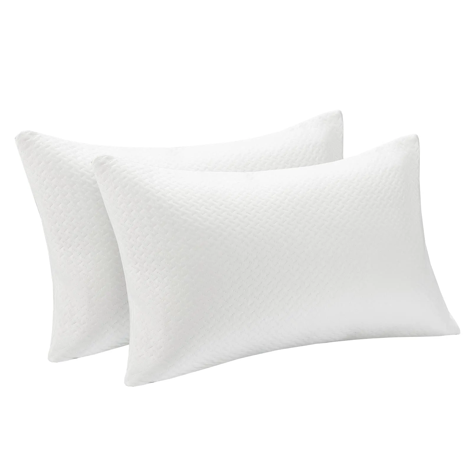 KOMFOTT 2 Pack Shredded Memory Foam Pillows