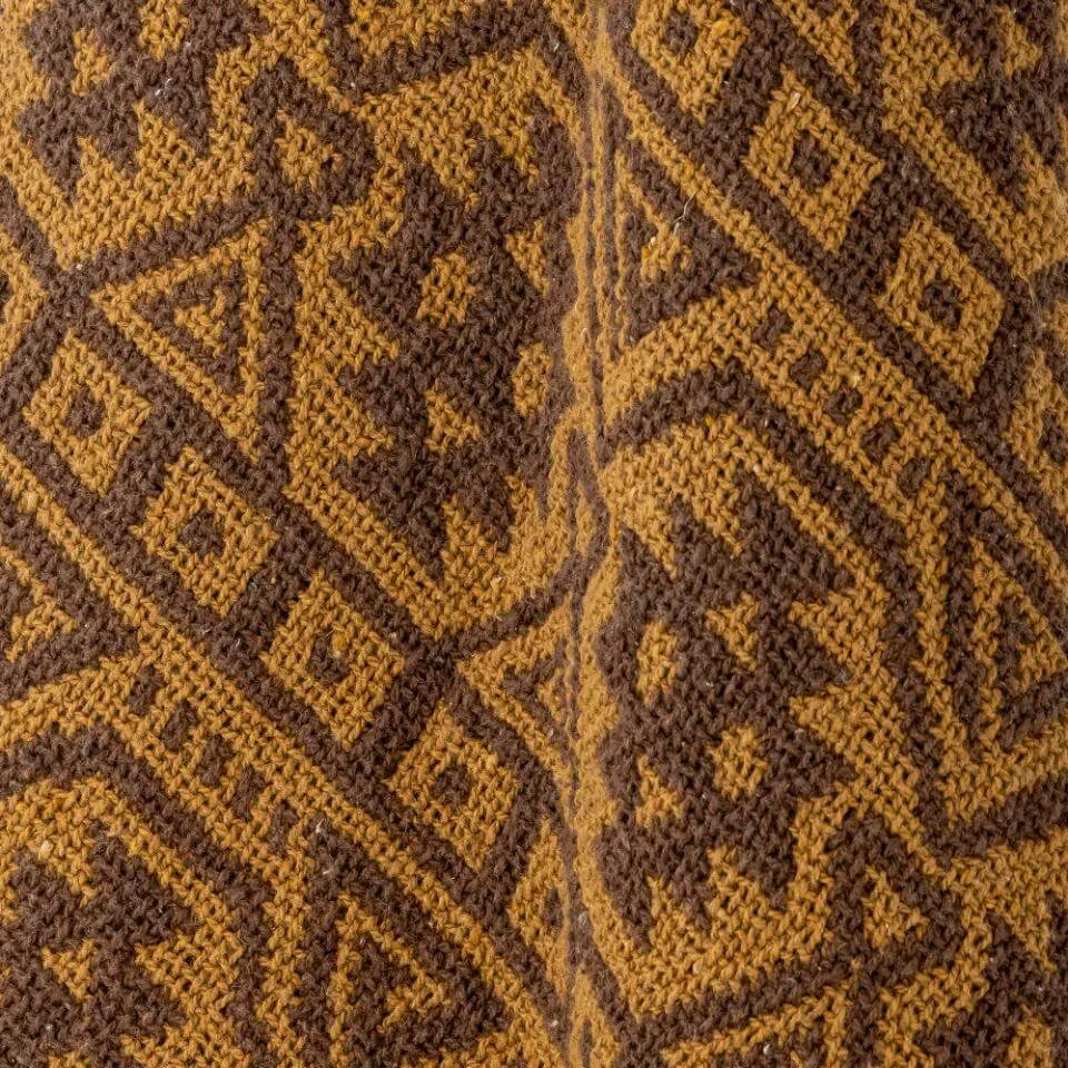 Lyla Throw - Brown - Recycled Cotton