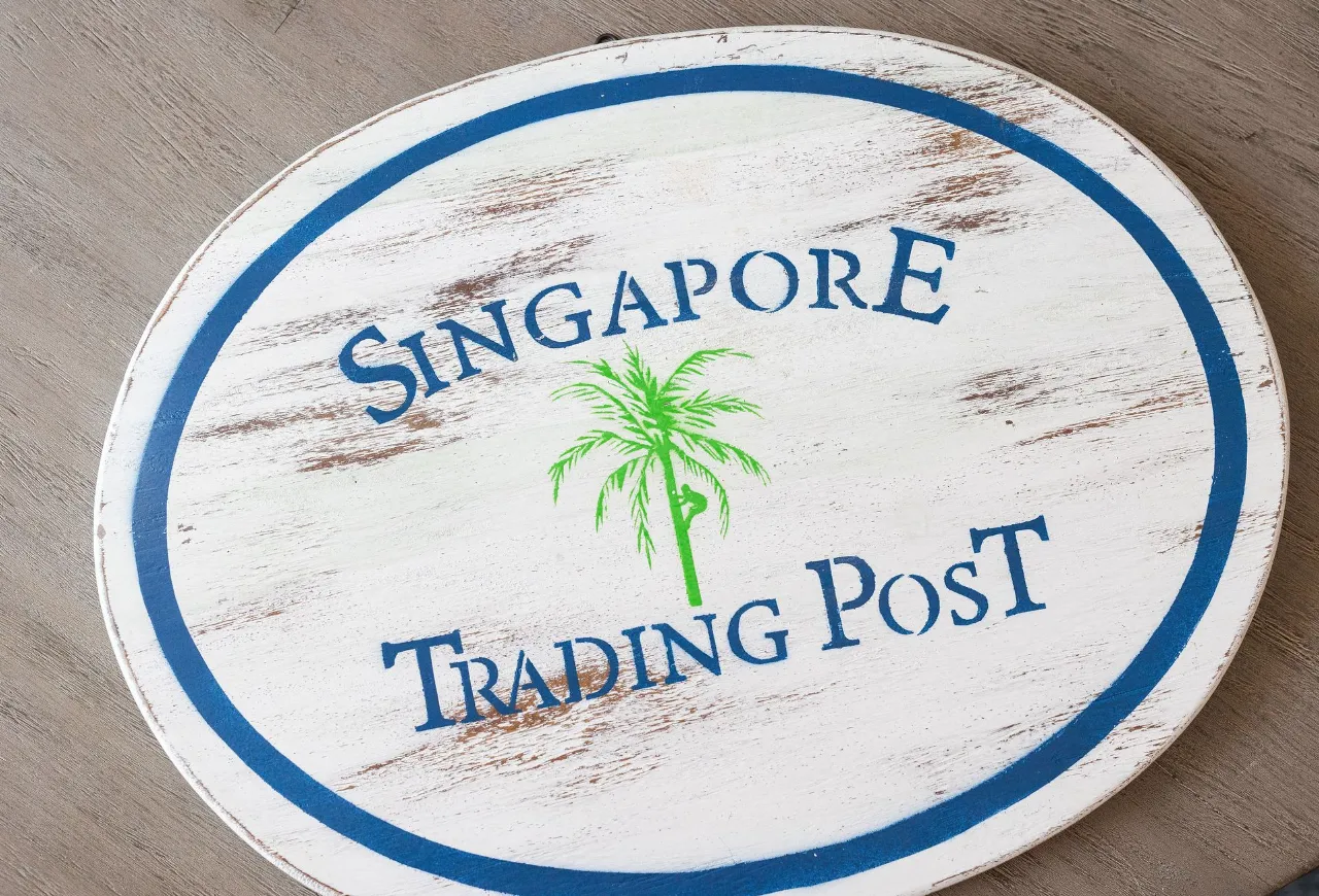 Oval Vintage Wood Sign