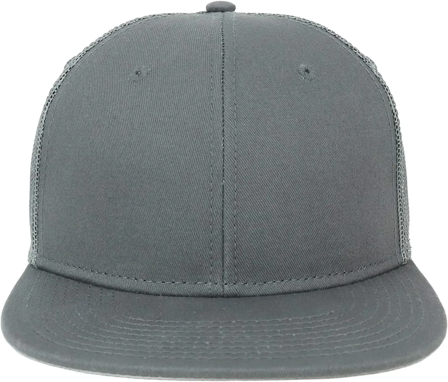 Oversize XXL Blank Flatbill Mesh Snapback Cap